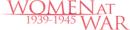 Logo of Women at War (1939-1945) image size 1275x299