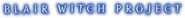 Logo of The Blair Witch Project image size 800x76