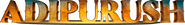 Logo of Adipurush image size 2632x351