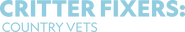 Logo of Critter Fixers: Country Vets image size 1767x309