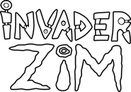 Logo of Invader ZIM image size 874x620