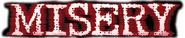 Logo of Misery image size 1899x390