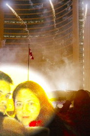 poster Between the hotel and city hall