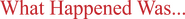 Logo of What Happened Was... image size 4299x435