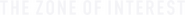 Logo of The Zone of Interest image size 1003x83