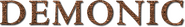 Logo of Demonic image size 788x114