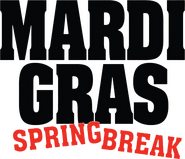 Logo of Mardi Gras: Spring Break image size 784x673