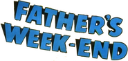 Logo of Father's Week-End image size 535x255