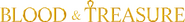 Logo of Blood & Treasure image size 4289x502