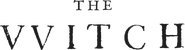 Logo of The Witch image size 1191x323