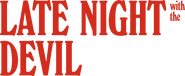 Logo of Late Night with the Devil image size 3141x1298