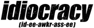 Logo of Idiocracy image size 1826x553