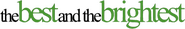 Logo of The Best and the Brightest image size 599x94