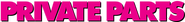 Logo of Private Parts image size 4279x500