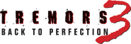 Logo of Tremors 3: Back to Perfection image size 3822x1279