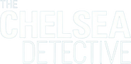 Logo of The Chelsea Detective image size 593x292
