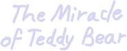 Logo of The Miracle of Teddy Bear image size 744x296