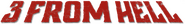 Logo of 3 from Hell image size 792x108