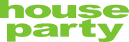Logo of House Party image size 3859x1282