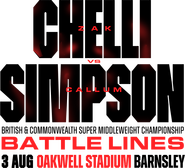 Logo of Zak Chelli vs. Callum Simpson image size 931x845