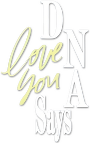 Logo of DNA Says Love You image size 1266x1999
