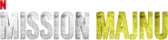 Logo of Mission Majnu image size 1168x283