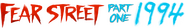 Logo of Fear Street: 1994 image size 1274x191