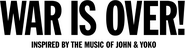 Logo of WAR IS OVER! image size 2032x530