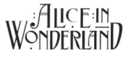 Logo of Alice in Wonderland image size 353x158