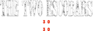 Logo of The Two Escobars image size 3785x1296