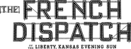 Logo of The French Dispatch image size 3471x1289