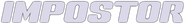 Logo of Impostor image size 923x118