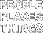 Logo of People, Places, Things image size 535x410