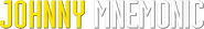 Logo of Johnny Mnemonic image size 3133x449