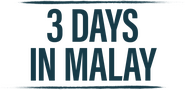 Logo of 3 Days in Malay image size 2656x1297