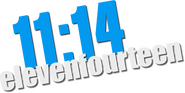 Logo of 11:14 image size 591x298