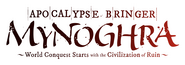 Logo of Apocalypse Bringer Mynoghra: World Conquest Starts with the Civilization of Ruin image size 3647x1279