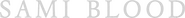 Logo of Sami Blood image size 2268x216