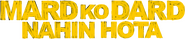 Logo of The Man Who Feels No Pain image size 1268x269