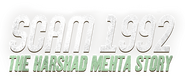 Logo of Scam 1992: The Harshad Mehta Story image size 687x281