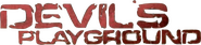 Logo of Devil's Playground image size 581x132