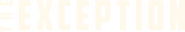 Logo of The Exception image size 1565x268