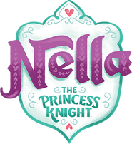 Logo of Nella the Princess Knight image size 356x388