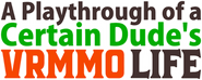 Logo of A Playthrough of a Certain Dude's VRMMO Life image size 727x290
