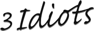 Logo of 3 Idiots image size 782x261