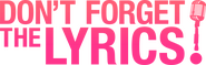 Logo of Don't Forget the Lyrics! image size 2880x923