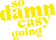 Logo of So Damn Easy Going image size 6458x4653