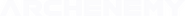 Logo of Archenemy image size 4187x369