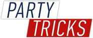 Logo of Party Tricks image size 731x306