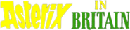 Logo of Asterix in Britain image size 358x83